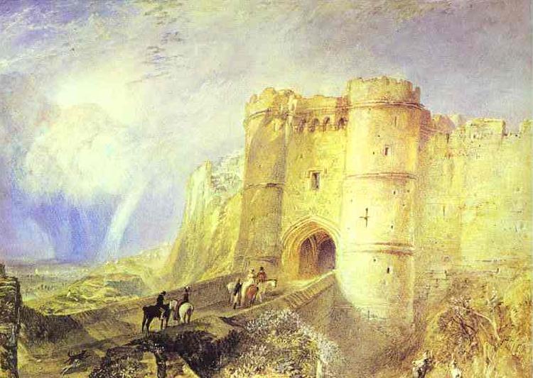J.M.W. Turner Carisbrook Castle Isle of Wight France oil painting art